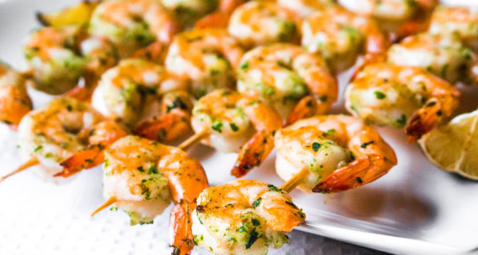 grilled marinated shrimp